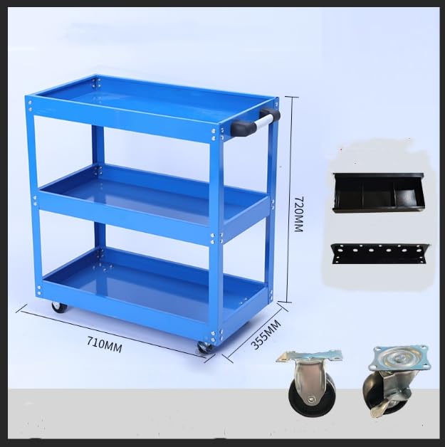 Amazon.co.jp: 3段 ツールカート 収納 ツールワゴン ツールボックス